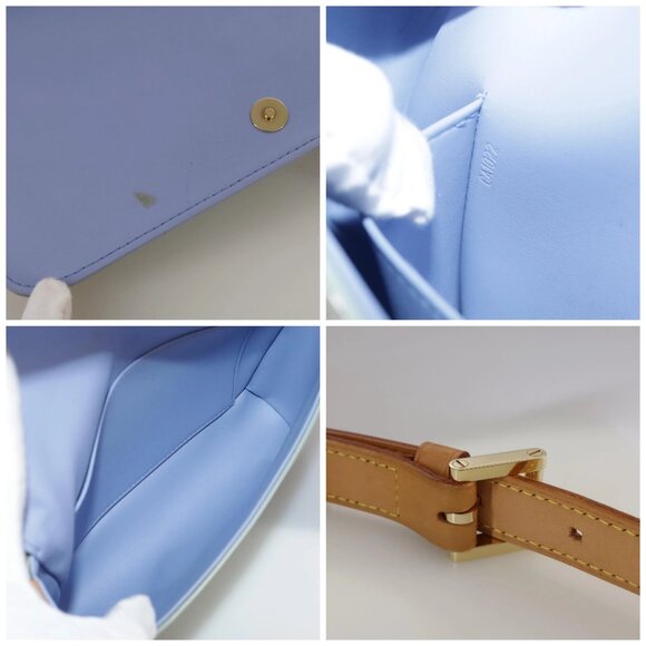 LOUIS VUITTON Monogram Vernis Thompson Street Bag Lavande - Picture 14 of 15